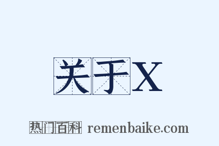 关于X是什么意思的图片